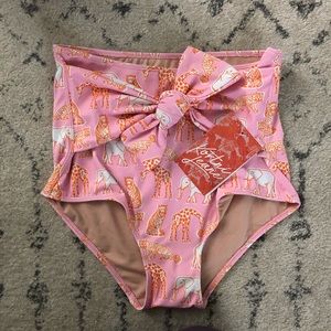 ❌🚫SOLD🚫❌ 💕🦒 Zoo Animals Front-tied Bottoms